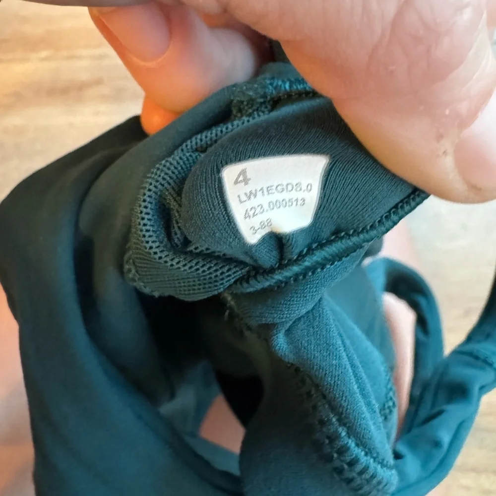Deep green lululemon align tank